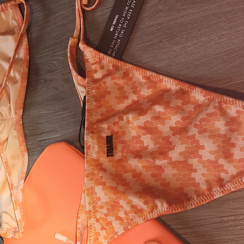 Orange confetti set with bag - Picture 4 of 5